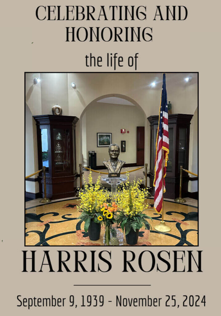 UPDATED ALL PLATFORMS HARRIS ROSEN'S LIFE